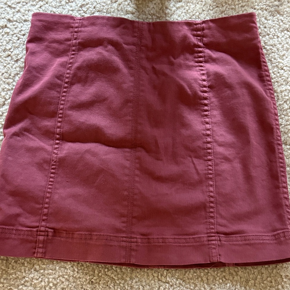 Jolt Women's Rich Burgundy Pencil Skirt